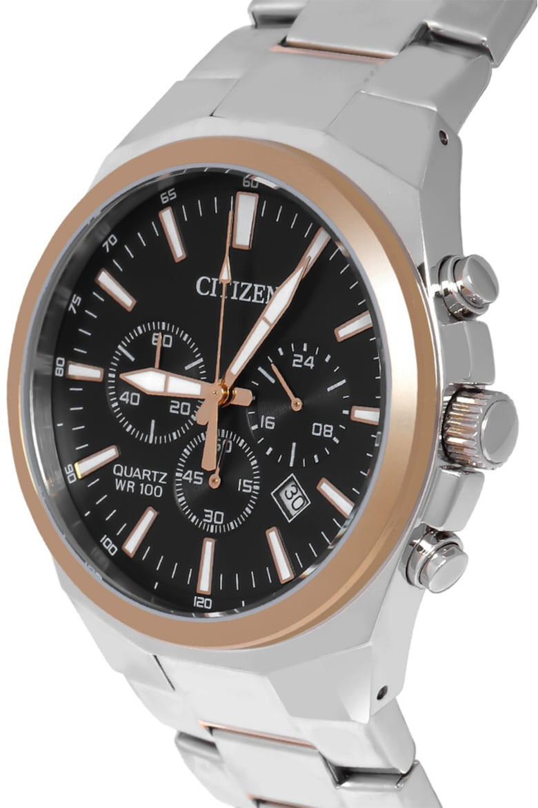 Citizen Ceas rotund cu model in doua tonuri - Pled.ro