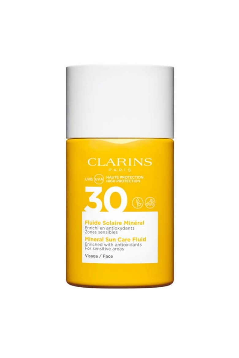 Clarins Lotiune pentru fata cu protectie solara Mineral Sun Care Fluid SPF 30 30 ml - Pled.ro