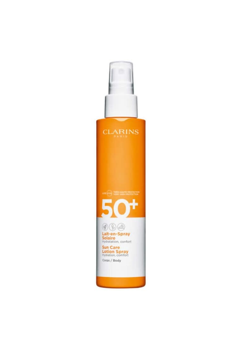 Clarins Spray pentru corp cu protectie solara Sun Care Lotion Spray SPF 50+ 150 ml - Pled.ro