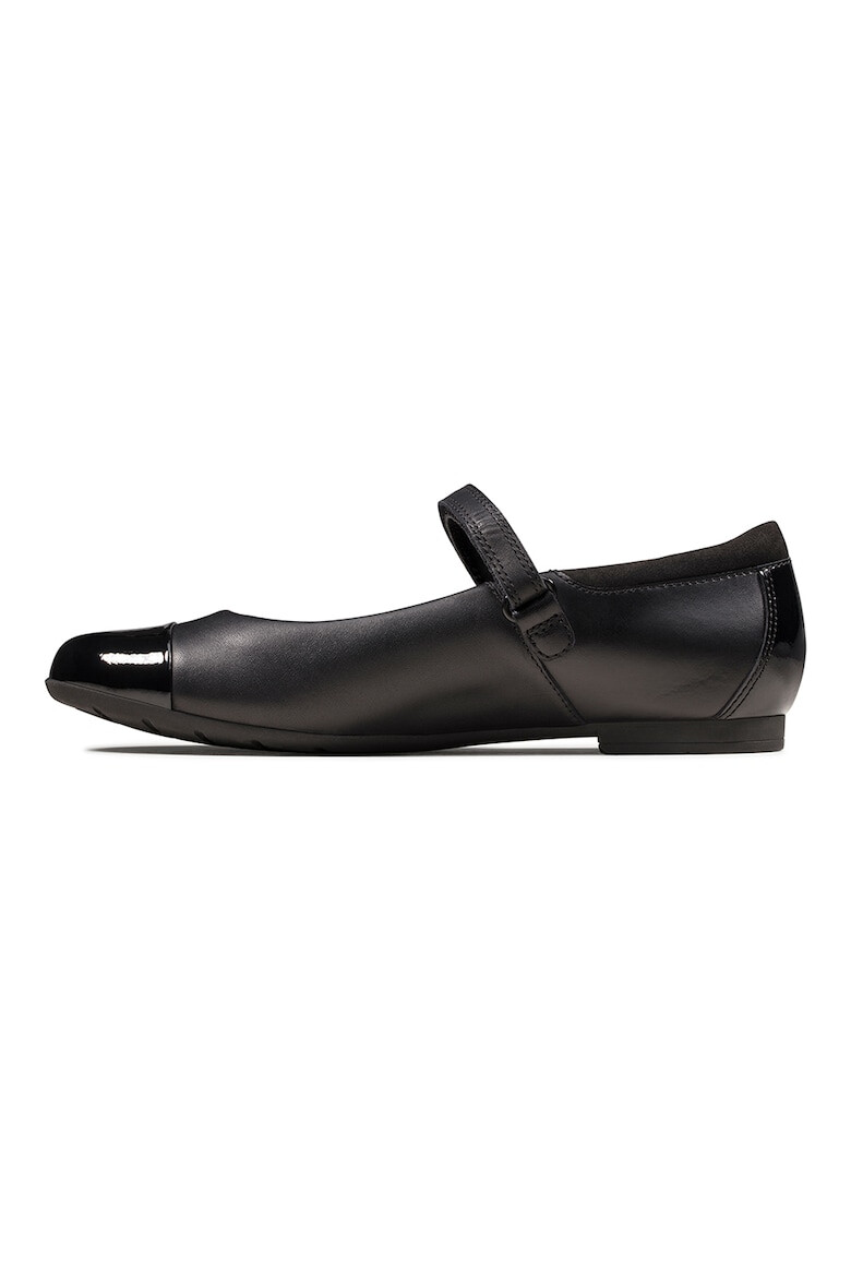 Clarks Balerini de piele cu banda velcro Scala - Pled.ro