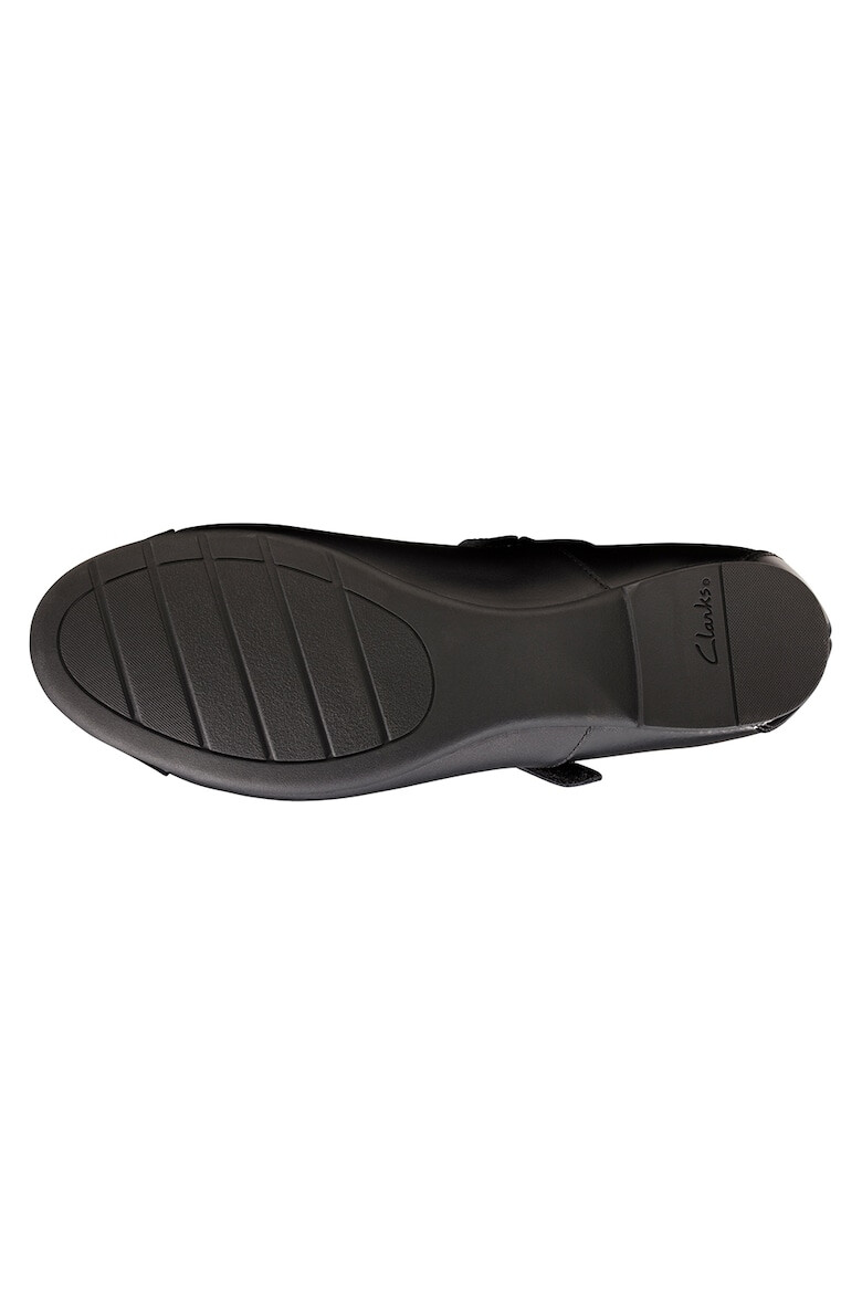 Clarks Balerini de piele cu banda velcro Scala - Pled.ro