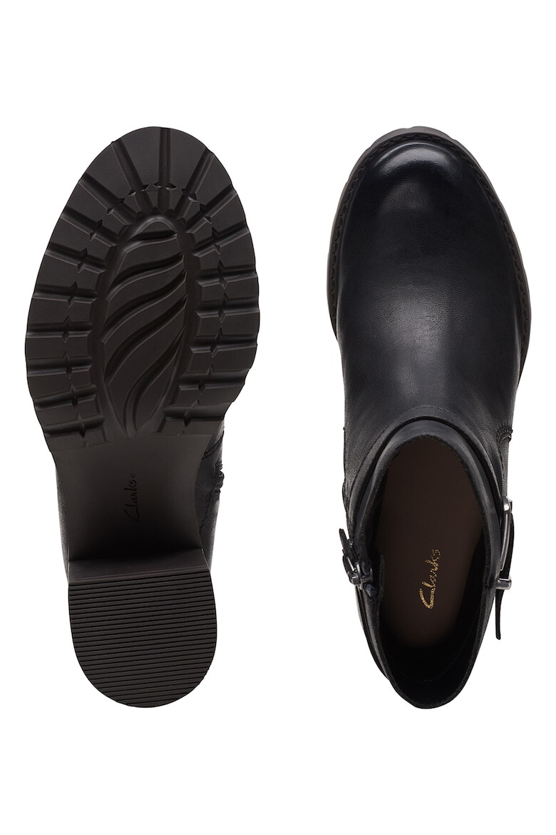 Clarks Botine de piele Well Hall - Pled.ro