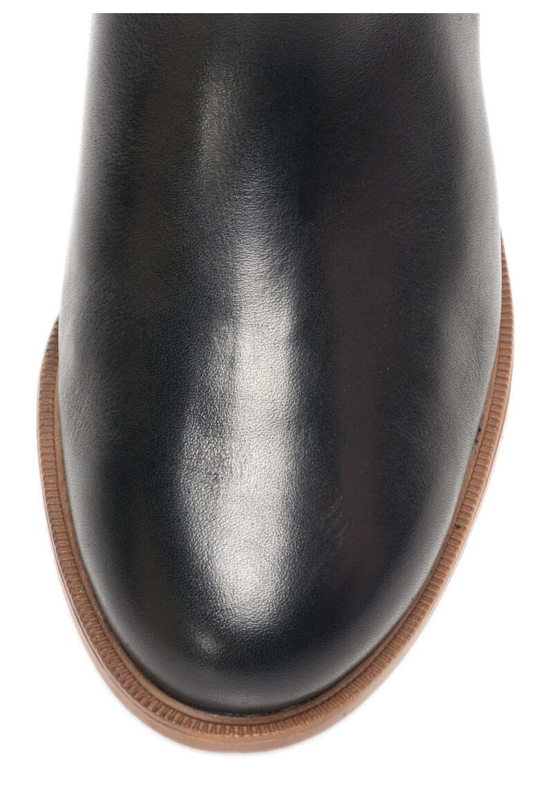 Clarks Ghete Chelsea negre din piele Taylor Shine - Pled.ro