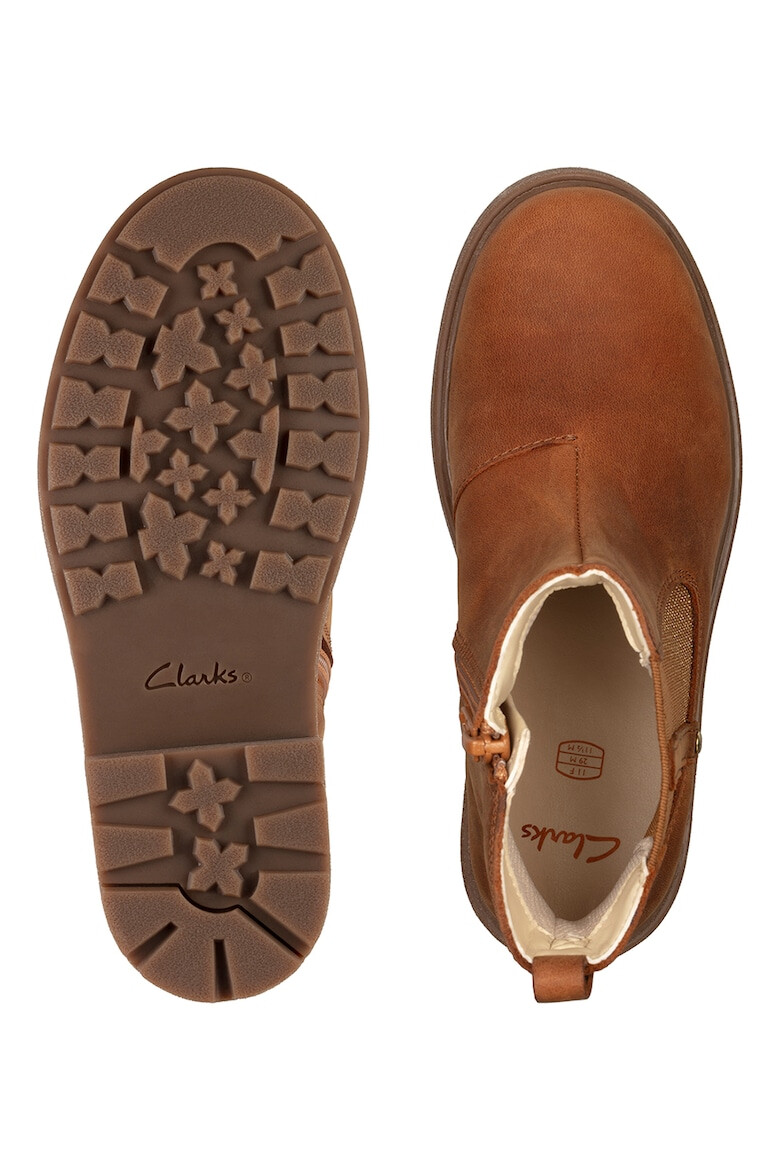 Clarks Ghete de piele cu segmente din material textil Astrol - Pled.ro