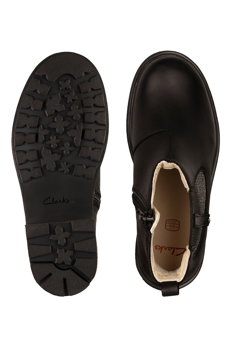 Clarks Ghete de piele cu segmente din material textil Astrol - Pled.ro