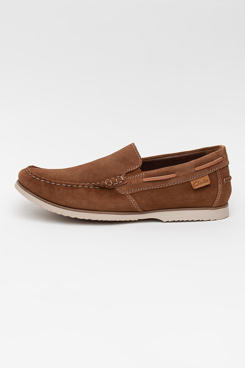 Clarks Mocasini de piele intoarsa Noonan Step - Pled.ro