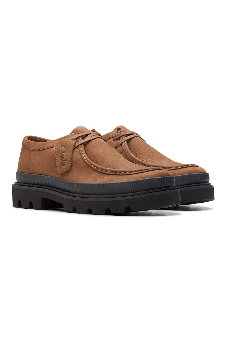 Clarks Mocasini de piele nabuc Badell - Pled.ro