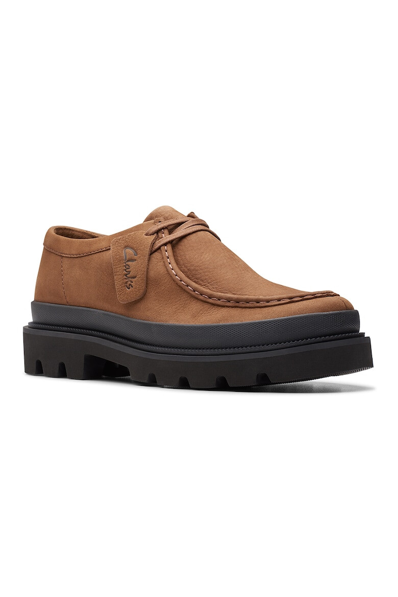 Clarks Mocasini de piele nabuc Badell - Pled.ro