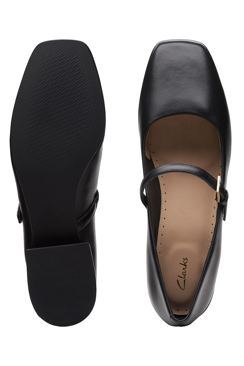 Clarks Pantofi de piele cu varf patrat Seren - Pled.ro