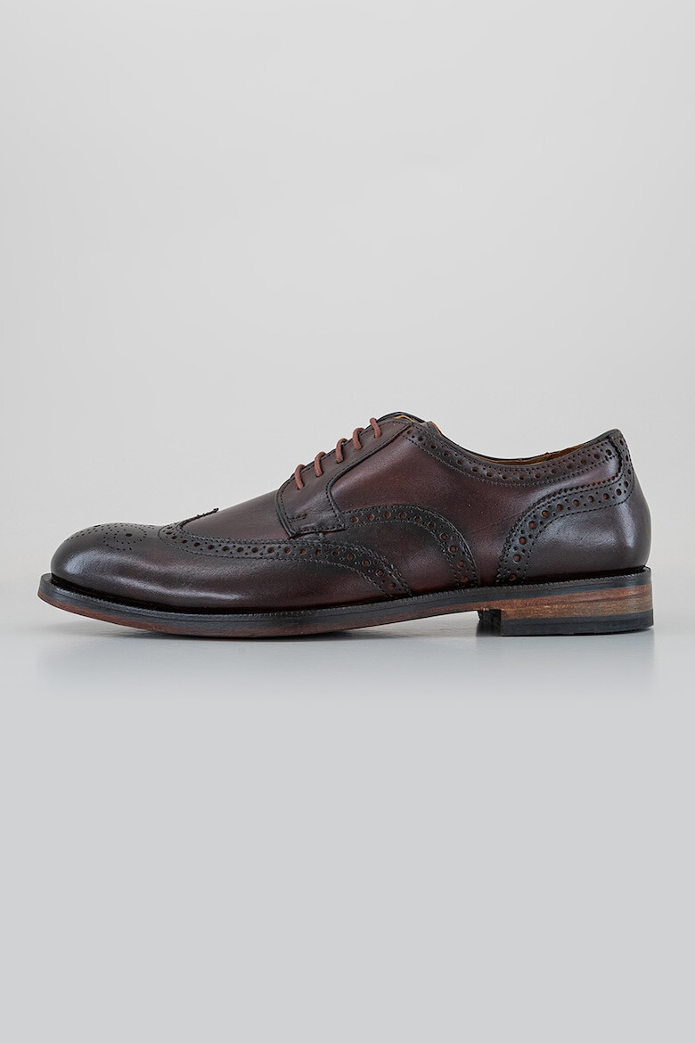 Clarks Pantofi derby brogue de piele Craftdean - Pled.ro