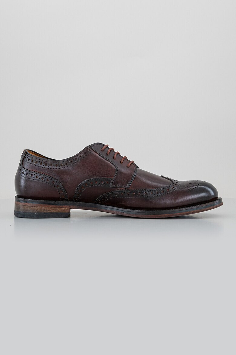 Clarks Pantofi derby brogue de piele Craftdean - Pled.ro