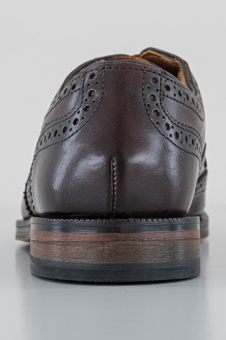 Clarks Pantofi derby brogue de piele Craftdean - Pled.ro