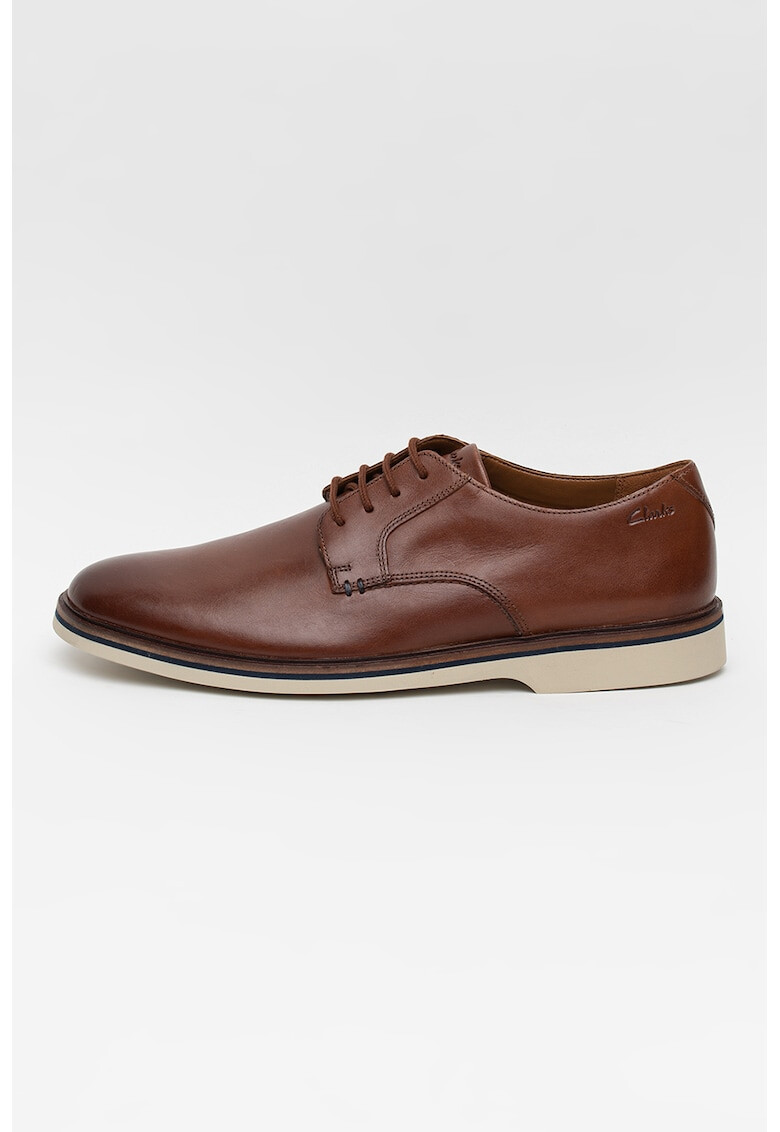 Clarks Pantofi derby de piele cu model uni Malwood - Pled.ro