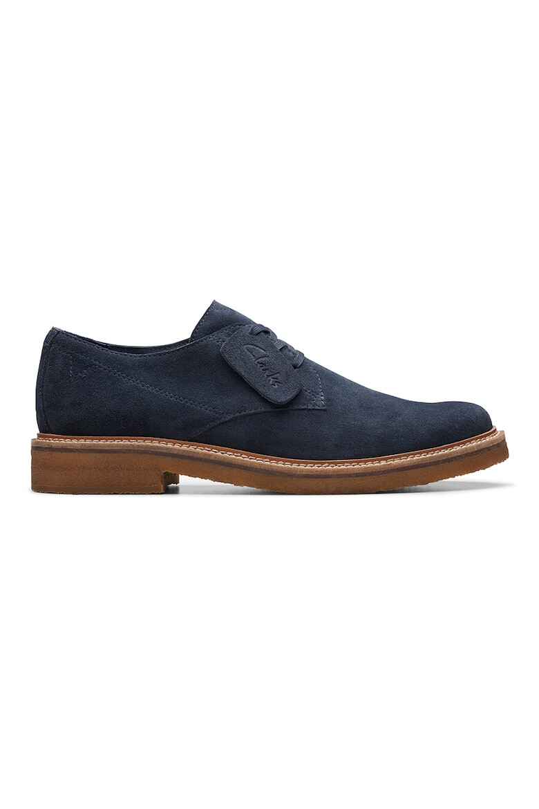 Clarks Pantofi derby de piele intoarsa - Pled.ro