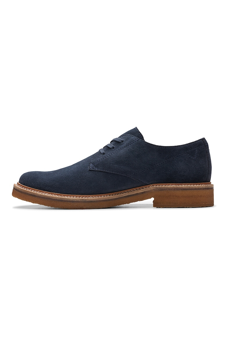 Clarks Pantofi derby de piele intoarsa - Pled.ro