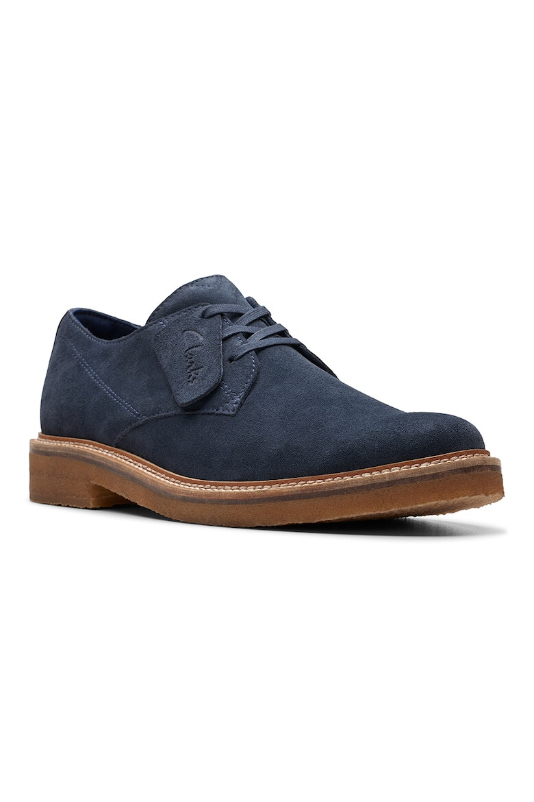 Clarks Pantofi derby de piele intoarsa - Pled.ro