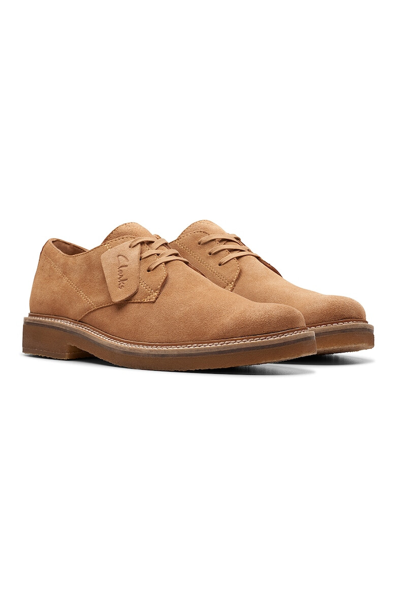 Clarks Pantofi derby de piele intoarsa - Pled.ro