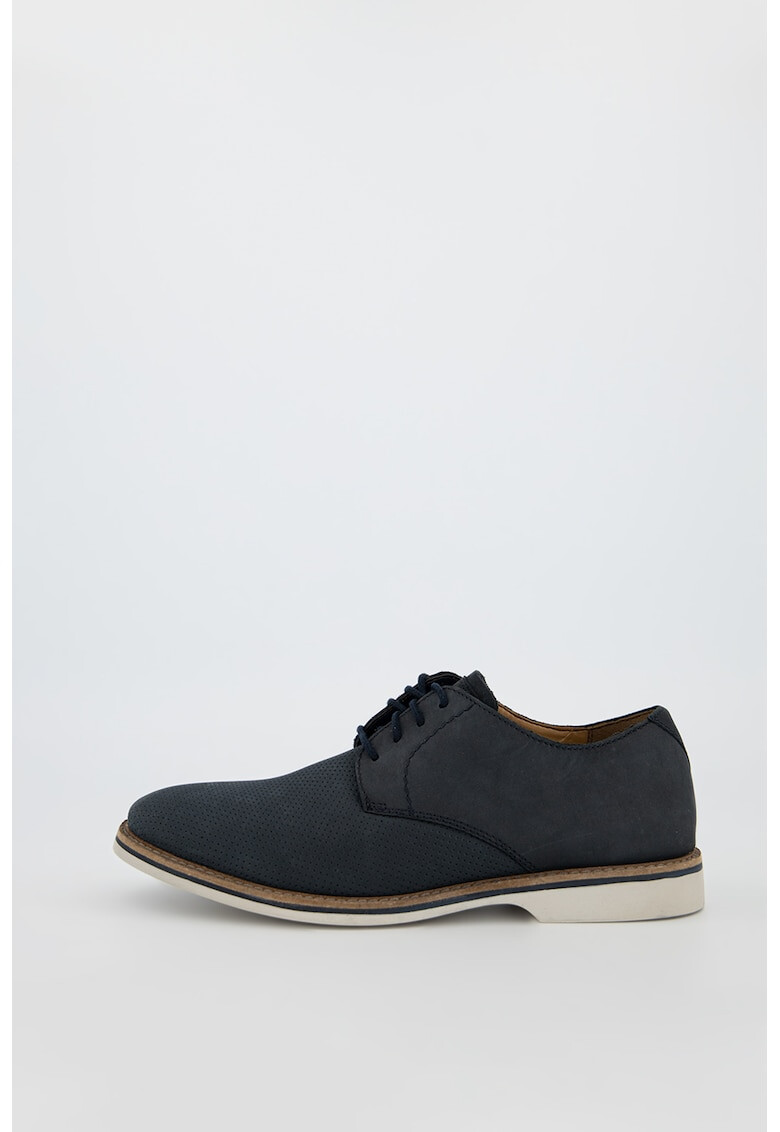 Clarks Pantofi derby de piele nabuc Atticus - Pled.ro