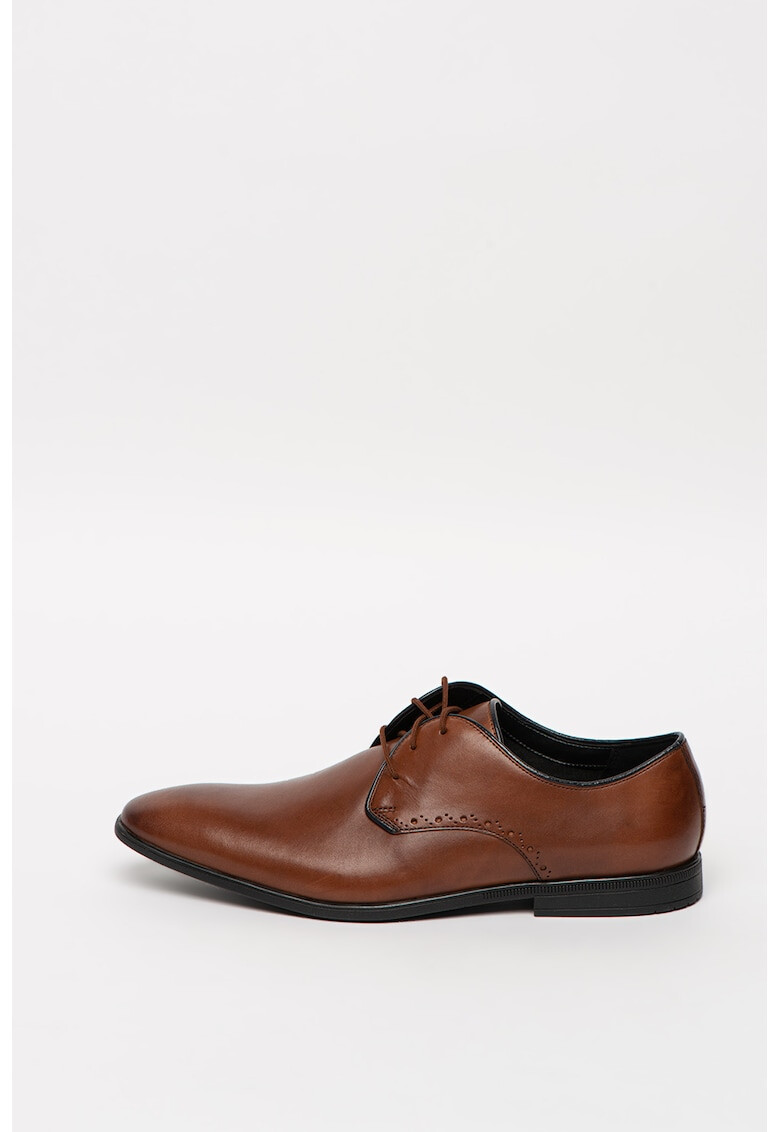 Clarks Pantofi derby din piele Bampton Park - Pled.ro