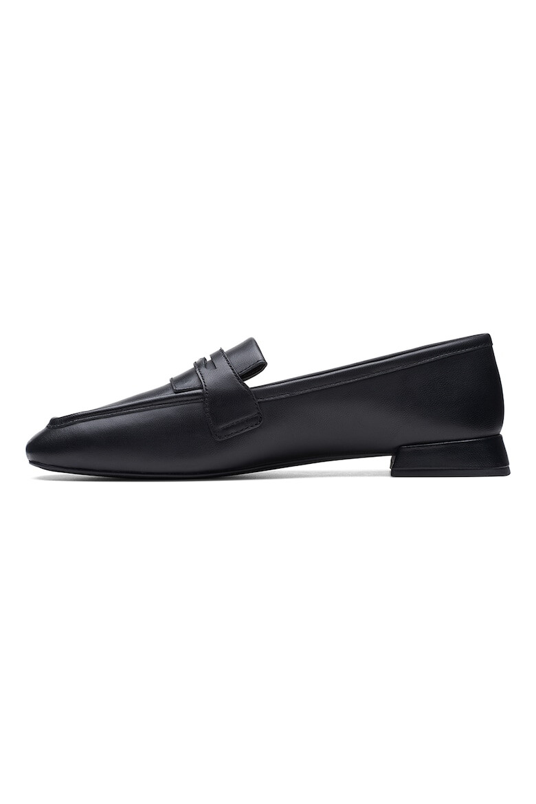 Clarks Pantofi loafer de piele cu toc patrat - Pled.ro