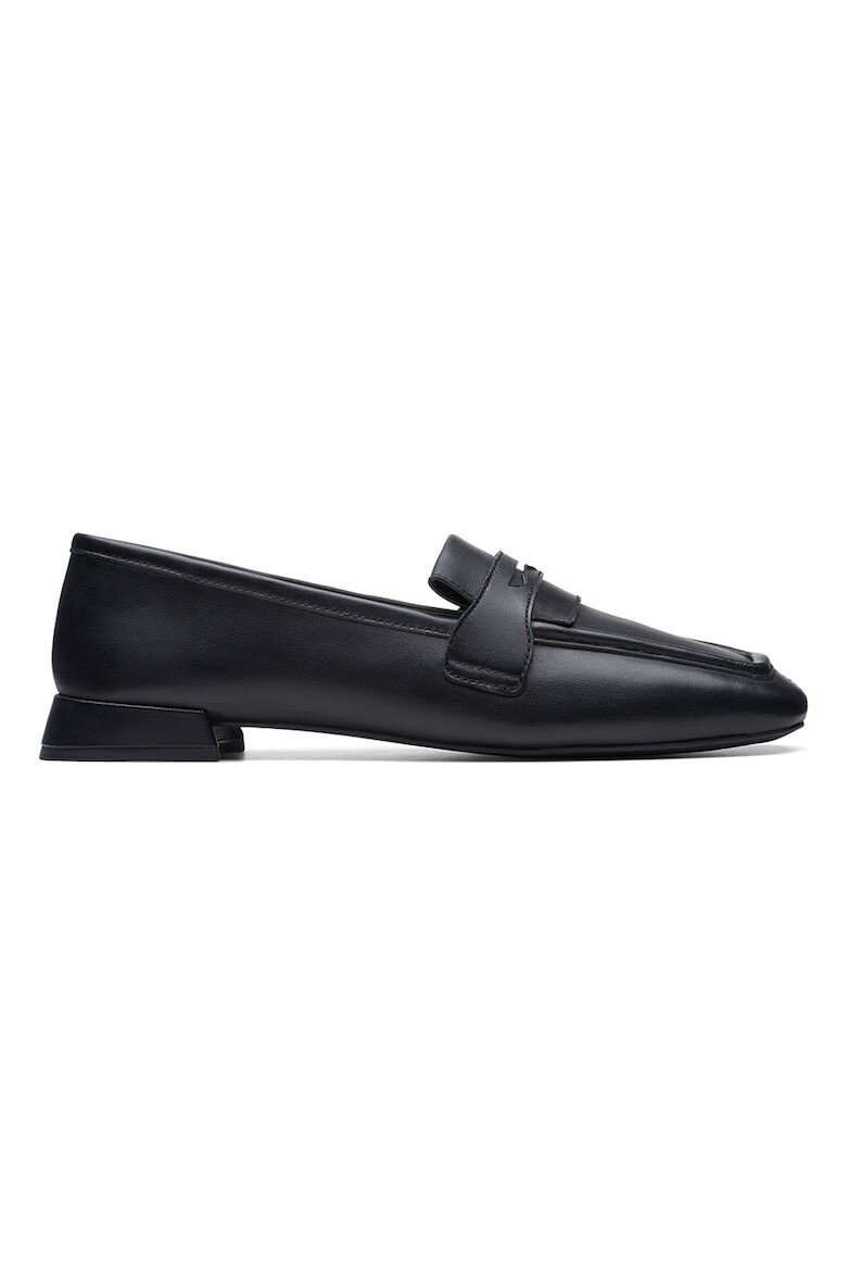 Clarks Pantofi loafer de piele cu toc patrat - Pled.ro