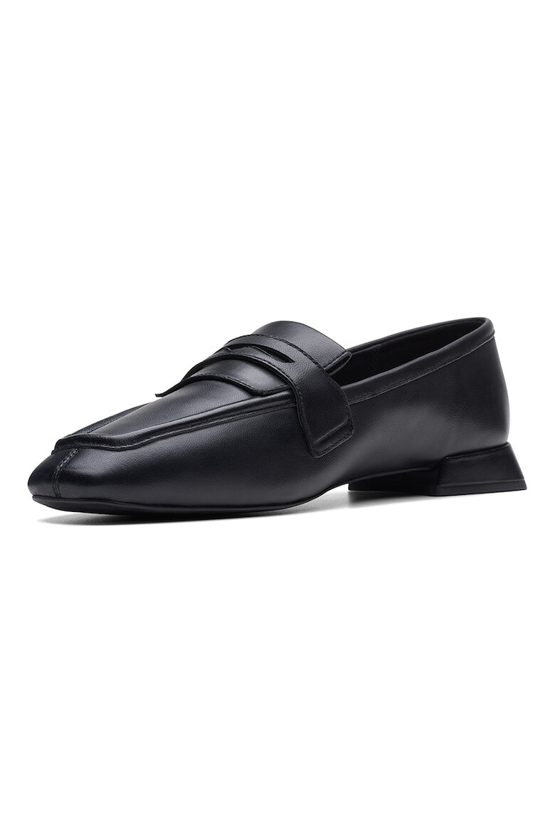 Clarks Pantofi loafer de piele cu toc patrat - Pled.ro