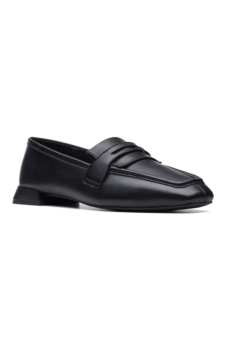 Clarks Pantofi loafer de piele cu toc patrat - Pled.ro