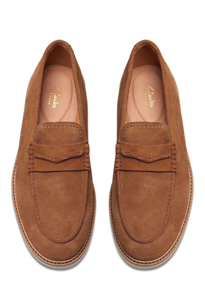 Clarks Pantofi loafer de piele intoarsa - Pled.ro