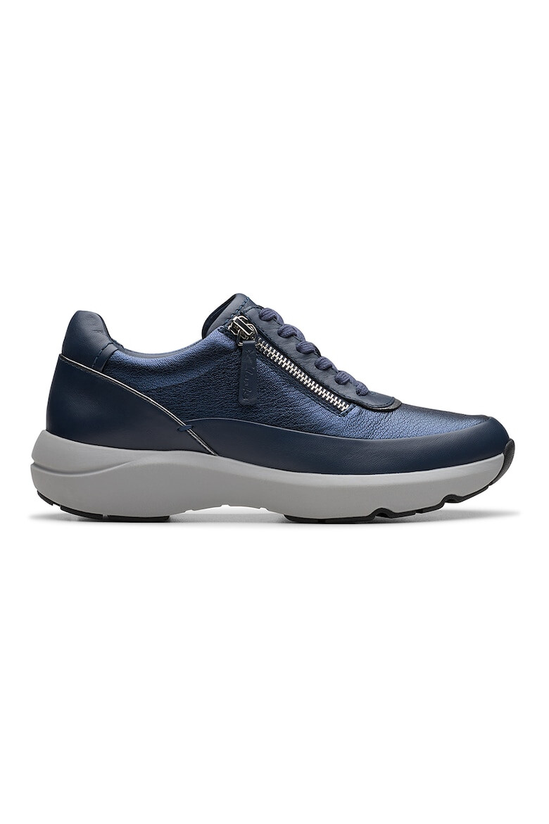 Clarks Pantofi sport de piele cu fermoar lateral - Pled.ro