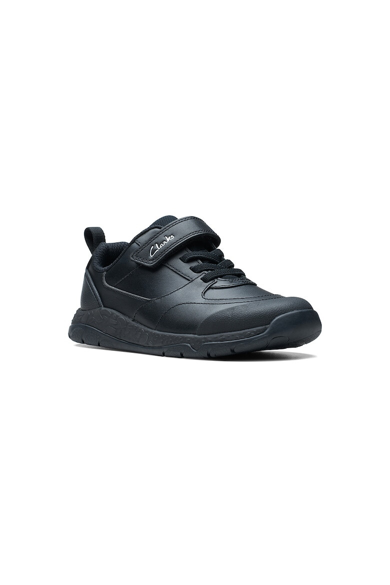 Clarks Pantofi sport de piele cu velcro - Pled.ro