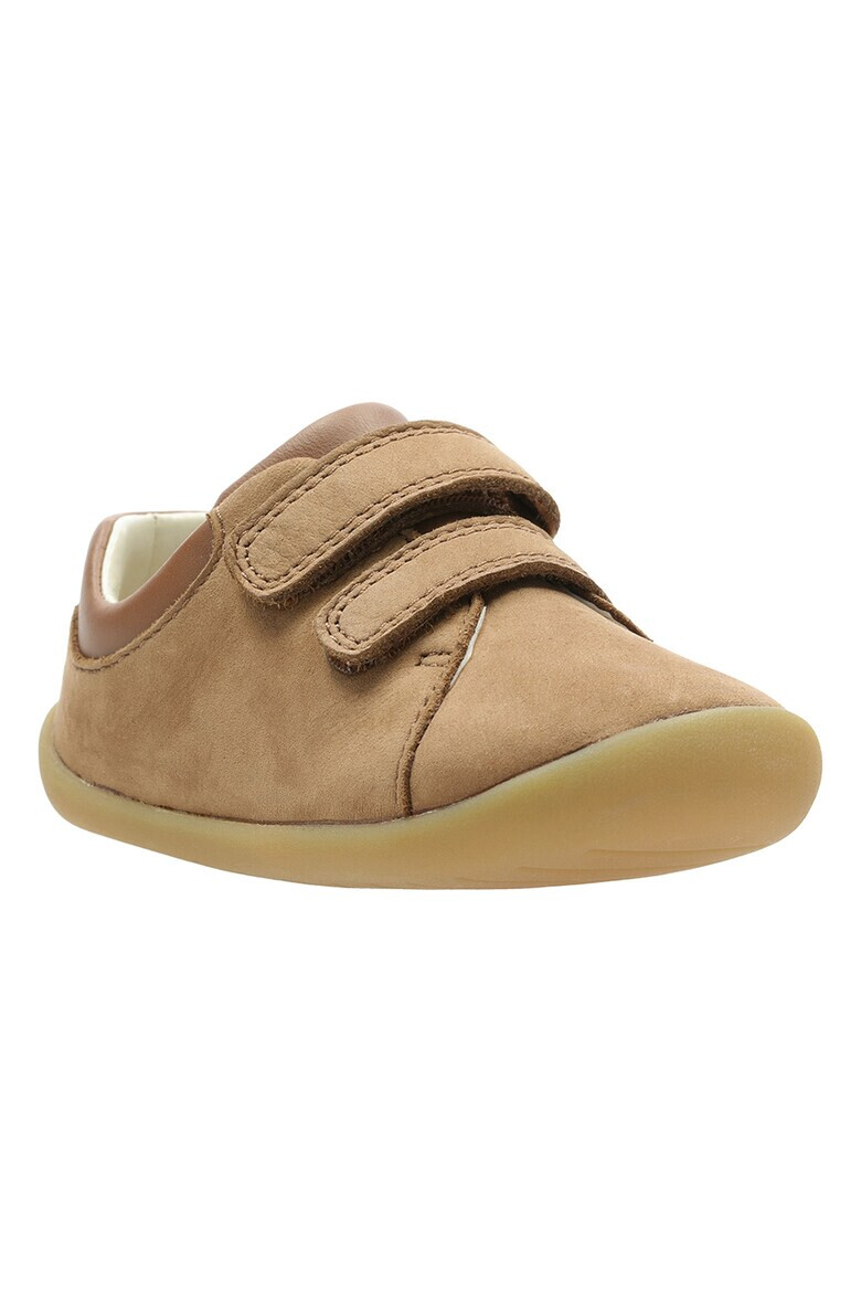 Clarks Pantofi sport de piele cu velcro Roamer - Pled.ro