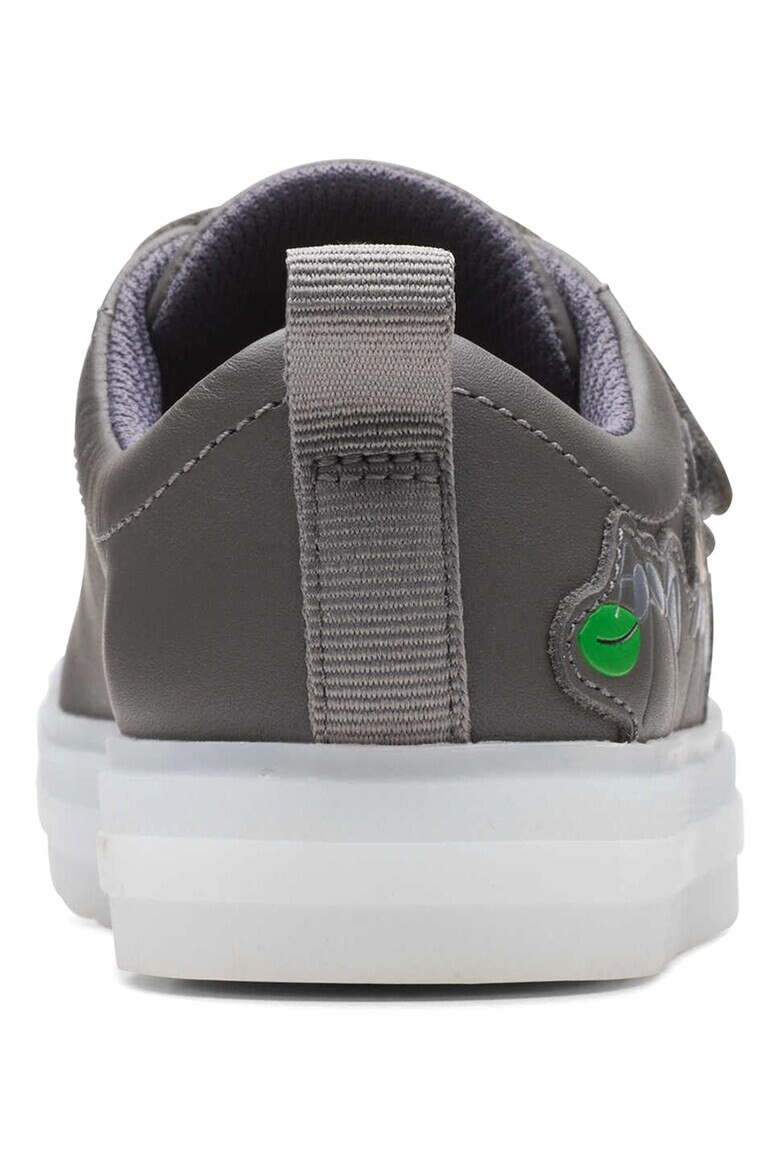 Clarks Pantofi sport din piele cu inchidere velcro si lumini LED Flare Bug - Pled.ro