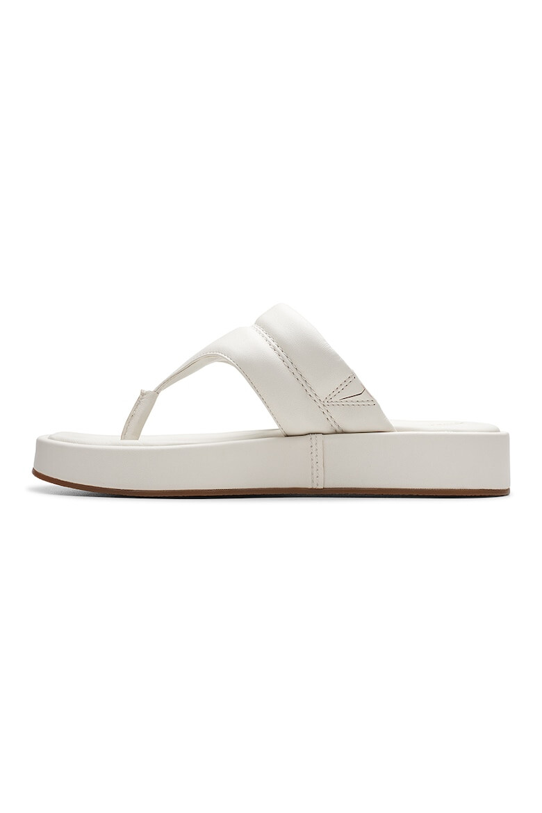 Clarks Papuci flip-flop de piele - Pled.ro