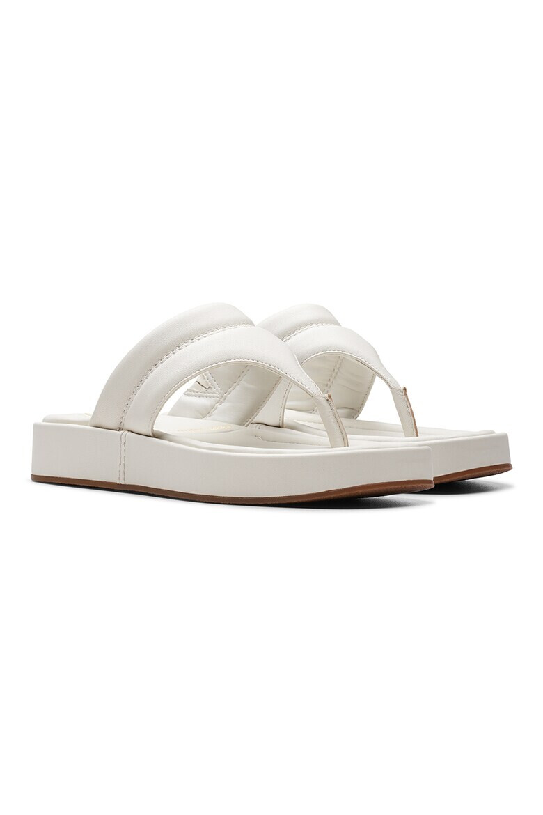 Clarks Papuci flip-flop de piele - Pled.ro