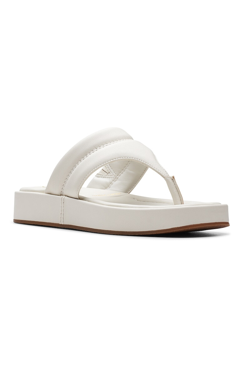 Clarks Papuci flip-flop de piele - Pled.ro