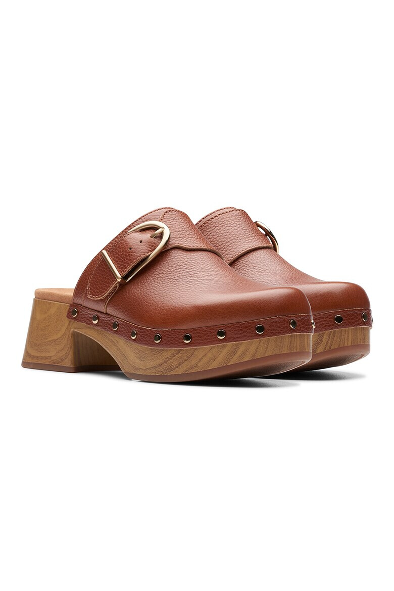 Clarks Saboti de piele Sivanne Sun - Pled.ro