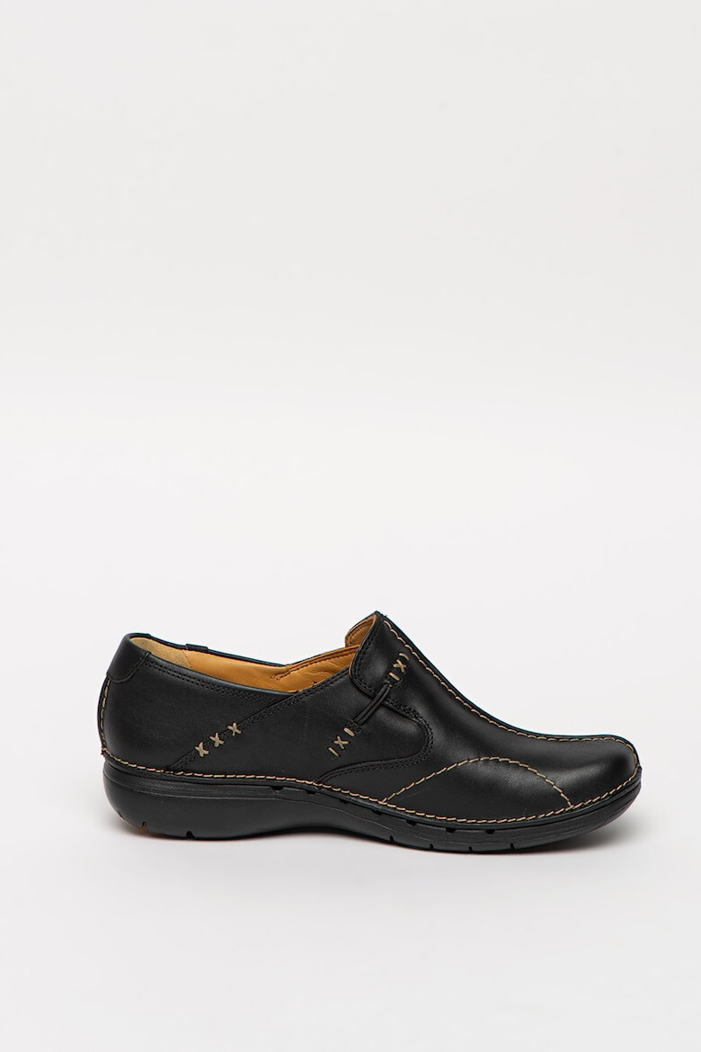 Clarks Saboti din piele cu cusaturi contrastante Un Loop - Pled.ro