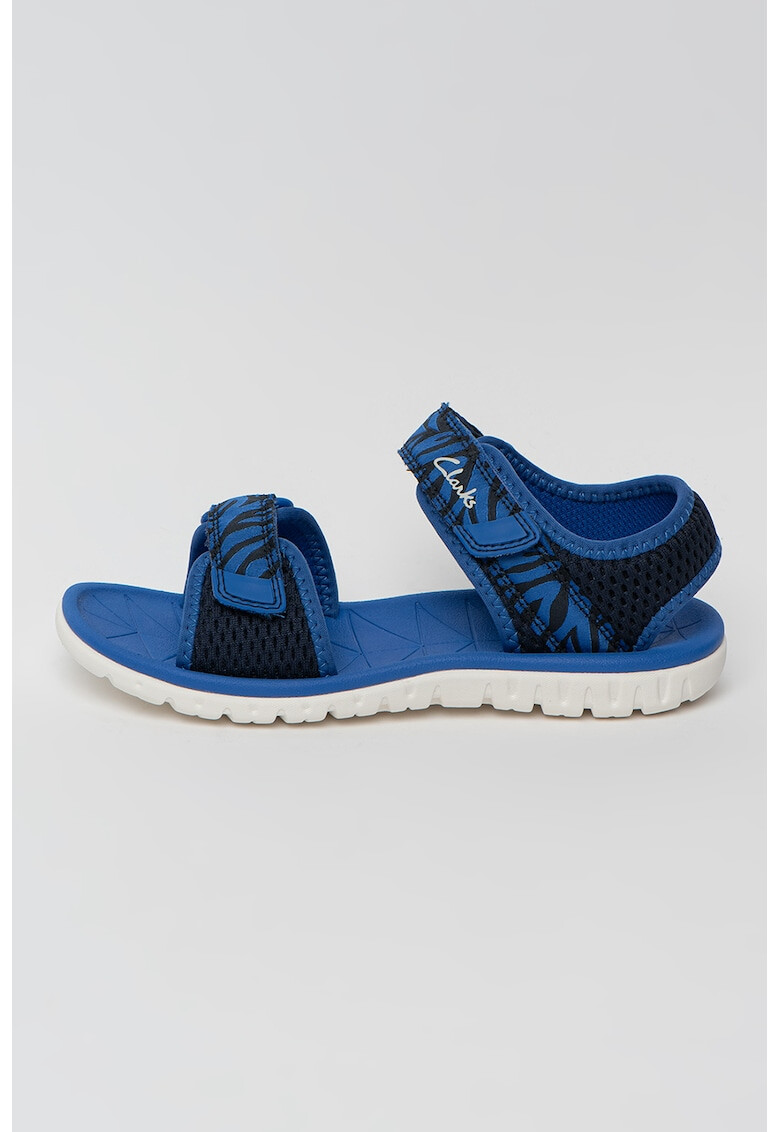 Clarks Sandale cu calapod lat si velcro Surfing Tide - Pled.ro