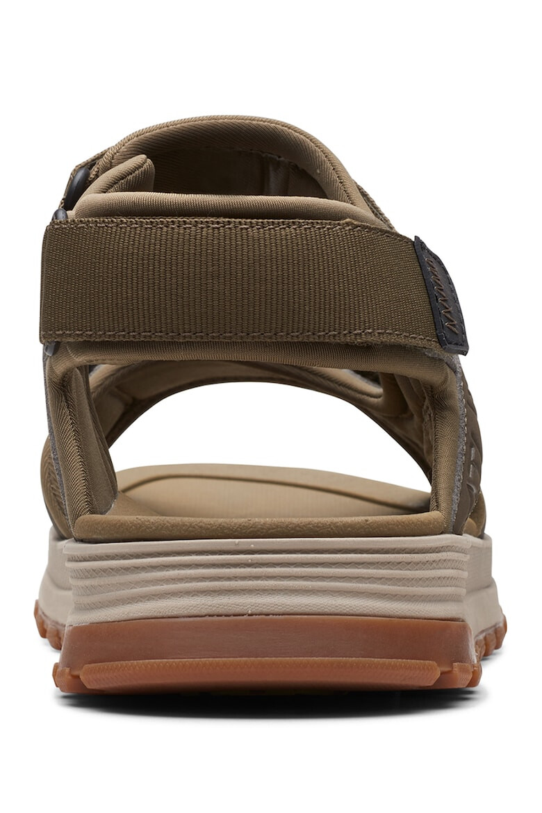 Clarks Sandale cu talpa plata si velcro Mimic Grip - Pled.ro