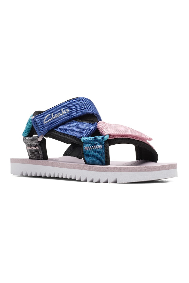 Clarks Sandale cu velcro si logo brodat Peak Web - Pled.ro