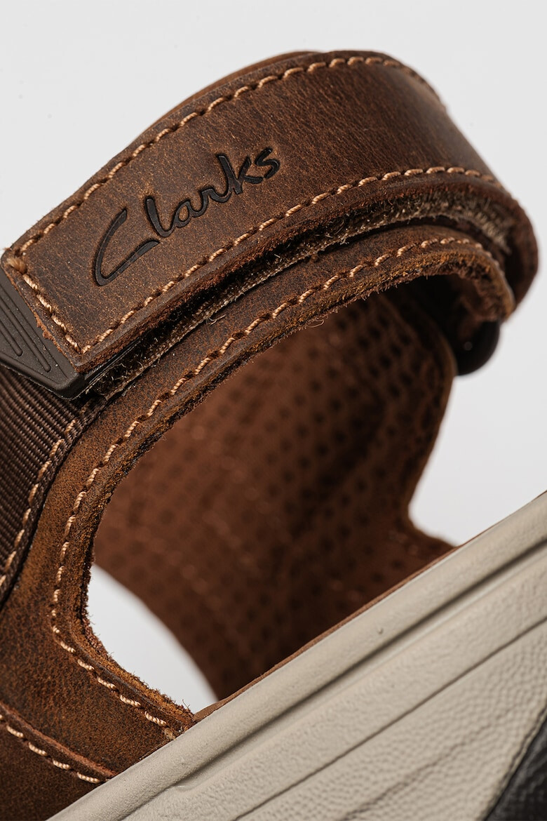 Clarks Sandale de piele cu benzi velcro Saltway Trail - Pled.ro