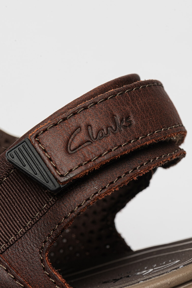 Clarks Sandale de piele cu benzi velcro Saltway Trail - Pled.ro