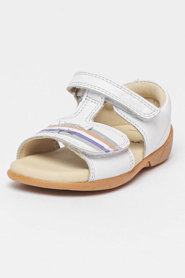 Clarks Sandale de piele cu imprimeu Zora Beat - Pled.ro