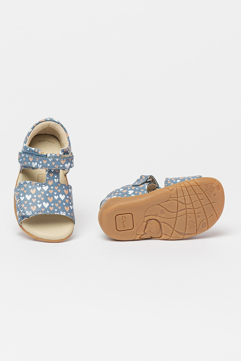 Clarks Sandale de piele cu imprimeu Zora Beat - Pled.ro