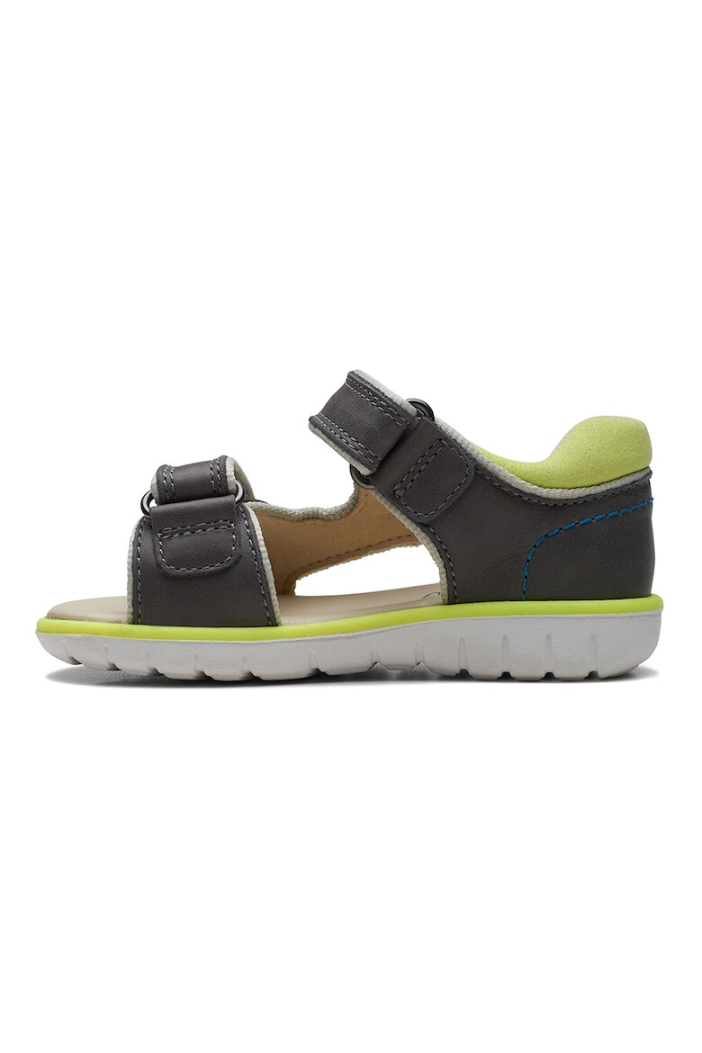 Clarks Sandale de piele cu velcro Roam Plane - Pled.ro