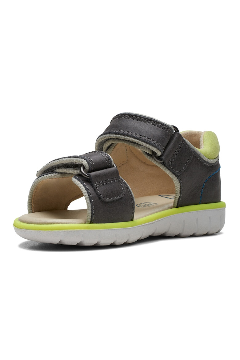 Clarks Sandale de piele cu velcro Roam Plane - Pled.ro