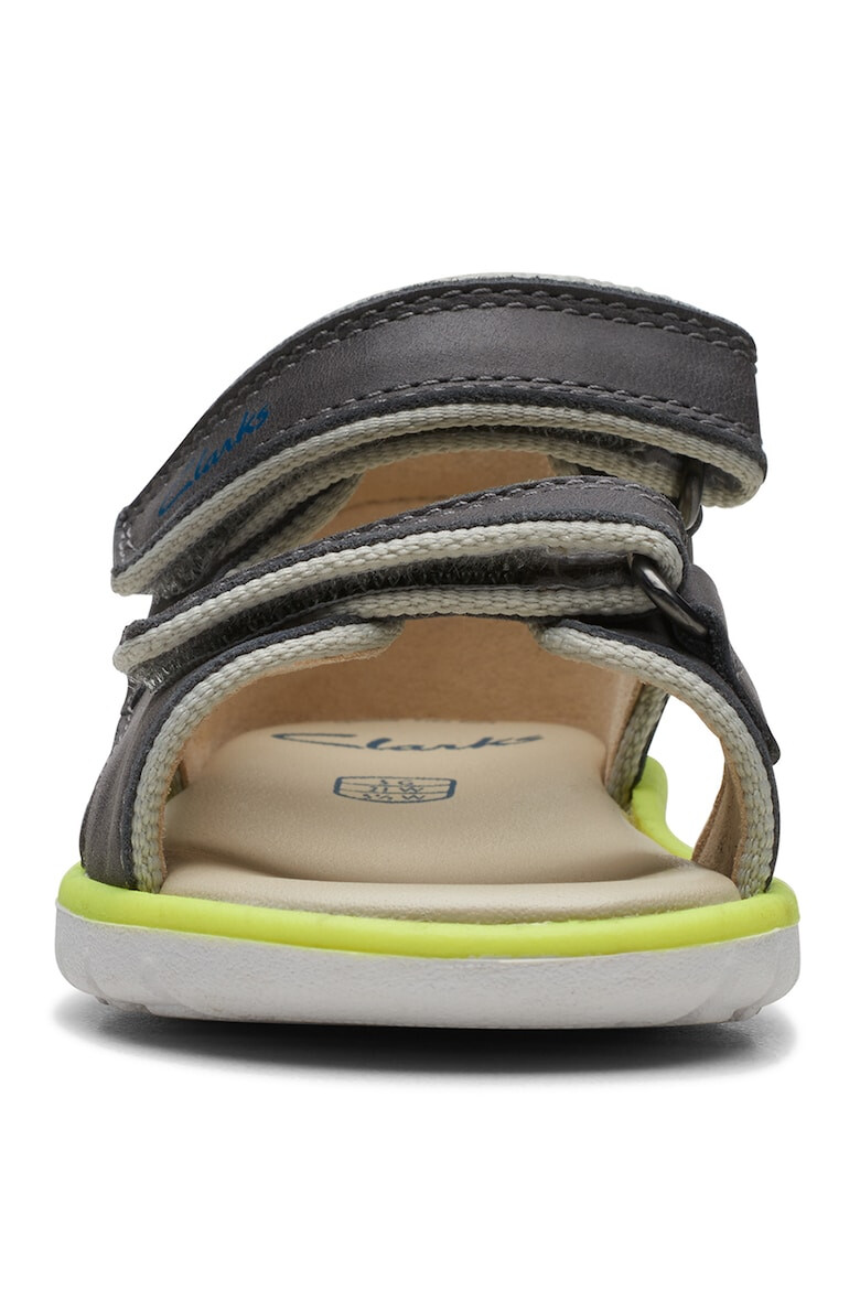 Clarks Sandale de piele cu velcro Roam Plane - Pled.ro