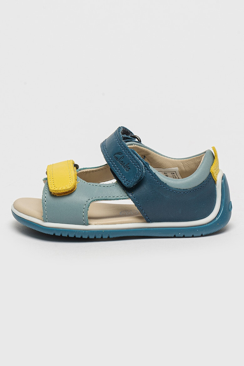 Clarks Sandale de piele cu velcro Taco Sea - Pled.ro