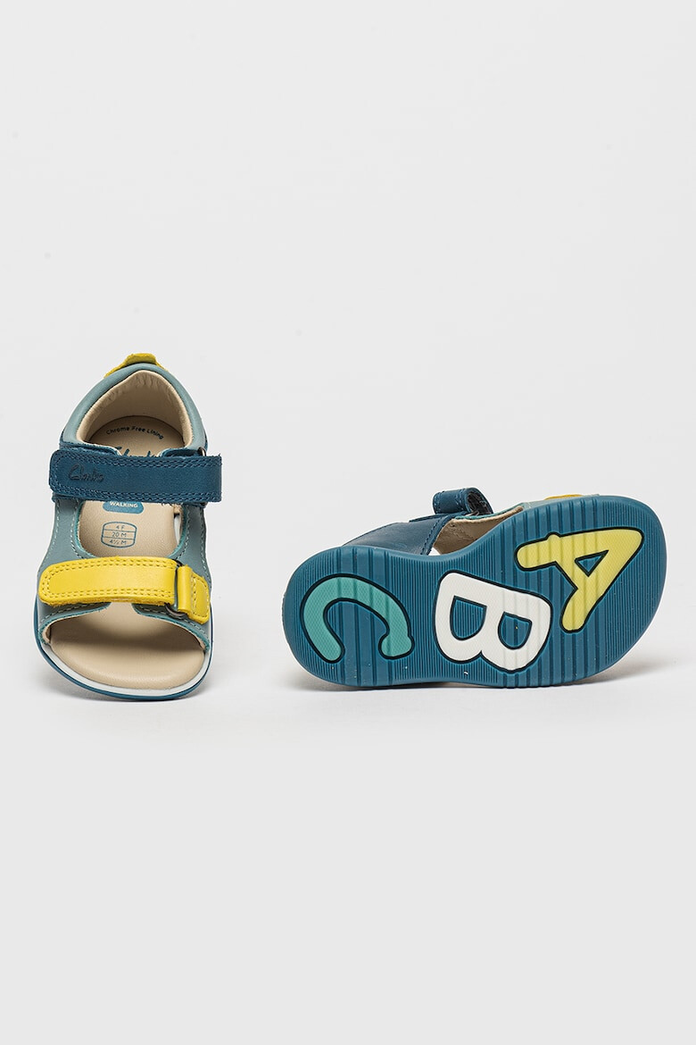 Clarks Sandale de piele cu velcro Taco Sea - Pled.ro