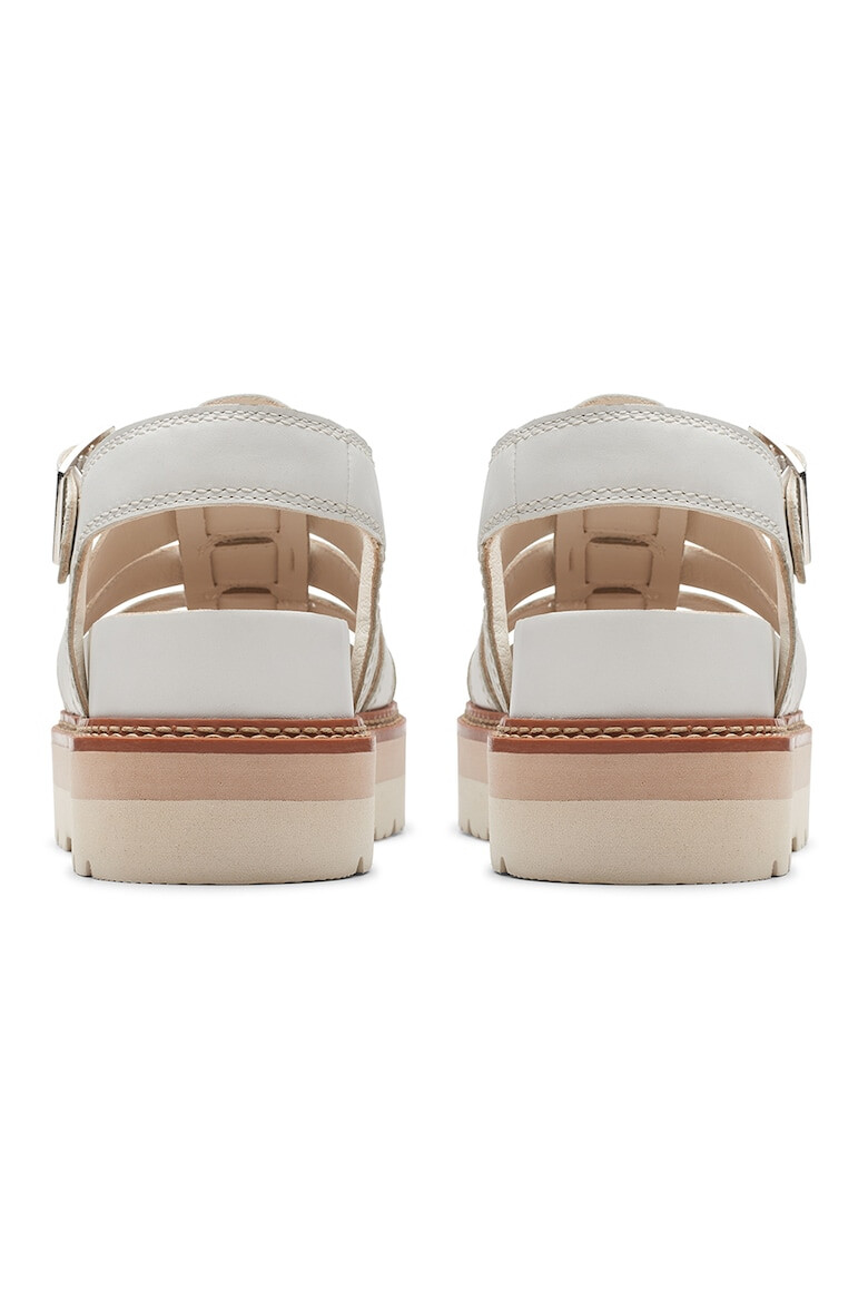 Clarks Sandale flatform de piele - Pled.ro